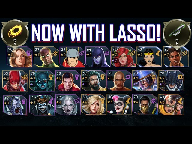 F2P Account's 7 ONE-SHOTS with LASSO OF TRUTH (DELUXE EDITION) | INJ2Mobile