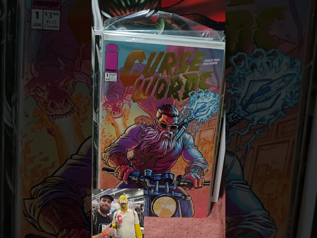 I got some comic books signed today