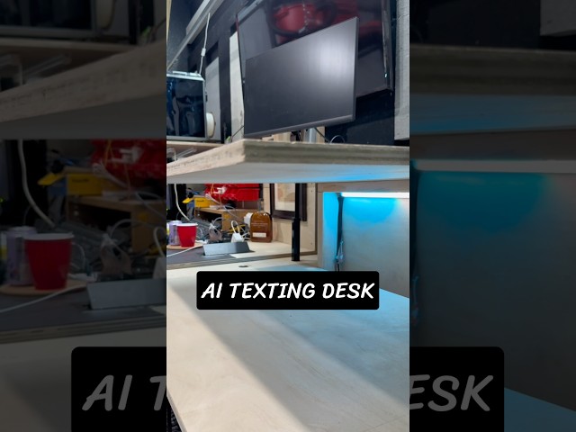 I Gave My Desk an AI Brain and Now it Texts Me #robotics #electronics #ai #programming #tuya
