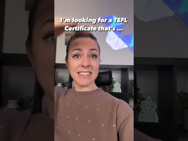 Which TEFL courses are LEGIT?!? 🤔