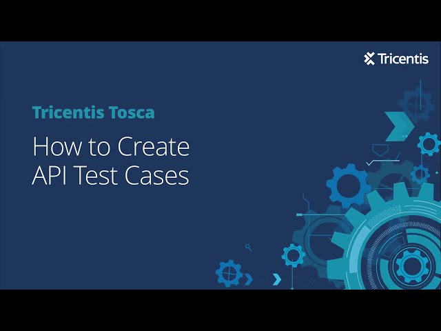 Tricentis Tosca Cloud Deployment - How to Create API Test Cases