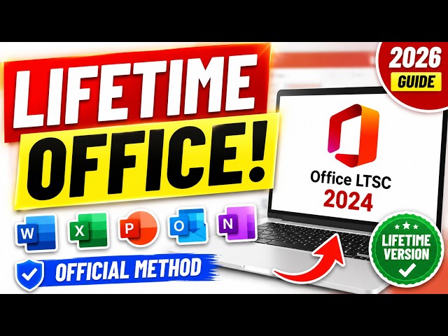 How to Install Microsoft Office LTSC 2024 Lifetime Version | Step-by-Step Guide