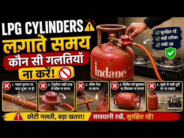 LPG lagaate hue ye mistake karoge to pachtaoge 😱