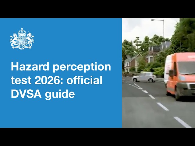 Hazard perception test 2026: official DVSA guide