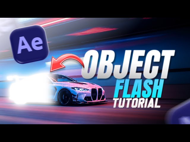 OBJECT FLASH EFFECT USING AFTER EFFECTS | AFTER EFFECTS TUTORIAL | ASIF OMAR 