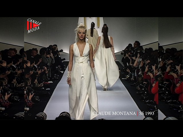 CLAUDE MONTANA Spring Summer 1993 Paris 4K - Canale Moda