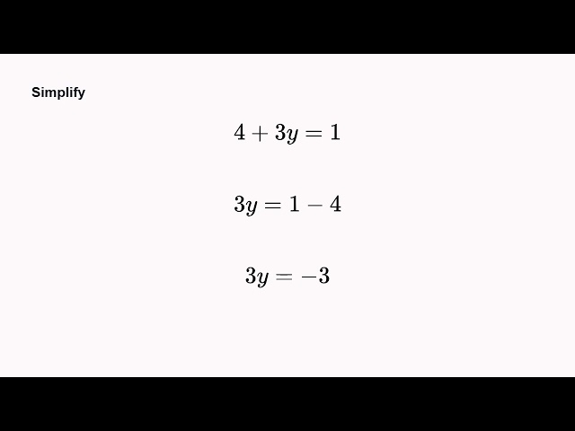 Solving Linear Equations in Two Variables Step by Step
