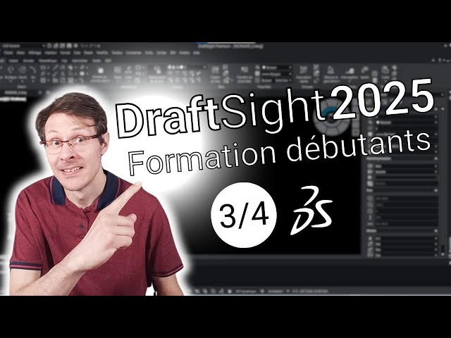 🎓 Complete DraftSight 2025 Training – Part 3 🚀 [Beginner Tutorial]