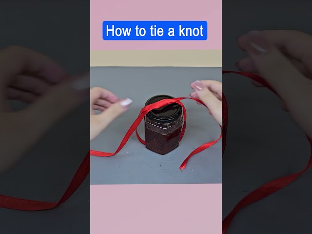 How to tie a knot