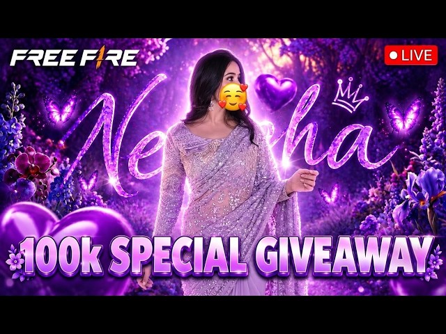 🔴LIVE | FREE FIRE LIVE CUSTOM ROOM GIVEAWAY🎁|FF GUILD TEST🥰|FF Girl Live⚡ #fflive #freefire #ffgirl