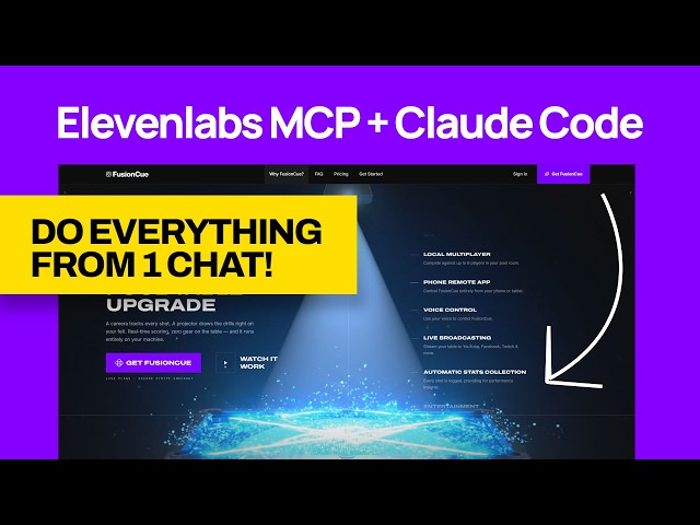 Elevenlabs MCP + Claude is the Ultimate Creative Unlock