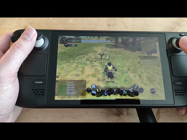Steam Deck World of Warcraft Retail Gameplay - Consoleport addon