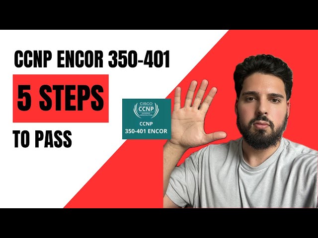 How I Passed Cisco CCNP ENCOR In 5 STEPS (Real Tips from Someone Who Passed)