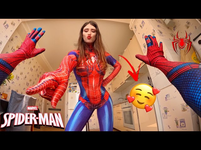 SPIDER MAN WAS TRAPPED IN LOVE BEAUTIFUL GIRL (POV Love Best) 