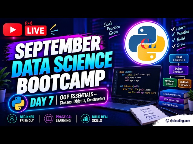 Python OOP Essentials for Beginners | Day 7 Bootcamp