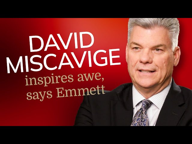 David Miscavige’s leadership is tireless and awe-inspiring, says Emmett