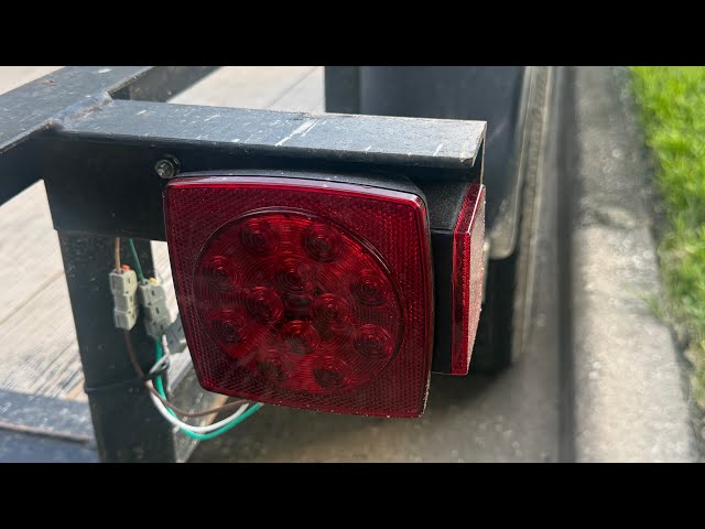 How To Install LED Trailer Lights Partsam 12V Submersible Square