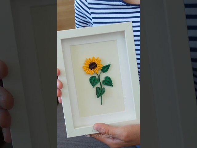 Paper Quilling Sunflowers π» Must try