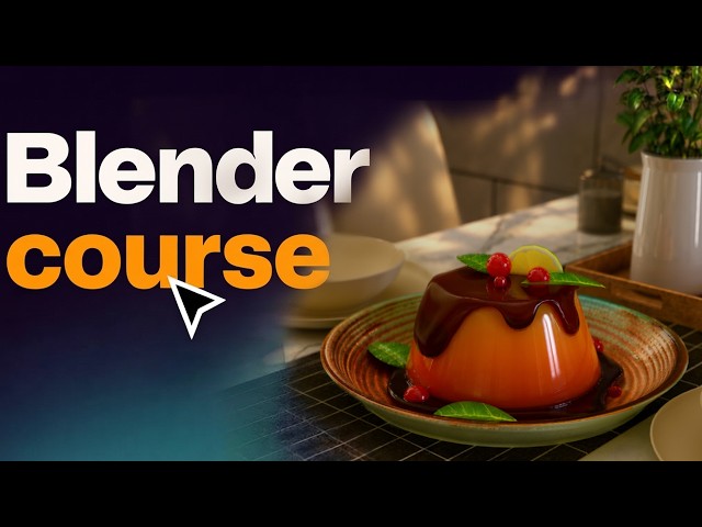 Blender Beginner Course: Let’s Make Pudding! | Part 1