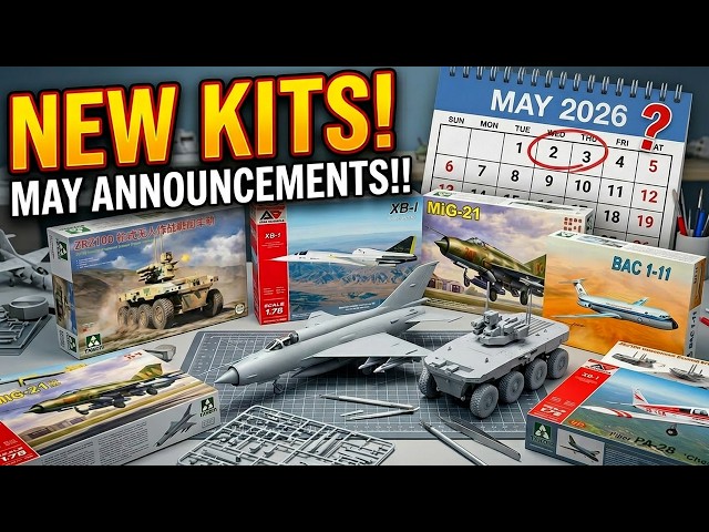 SCALE MODEL NEWS - New Scale Model Kits Everyone's Talking About! MAY 2026