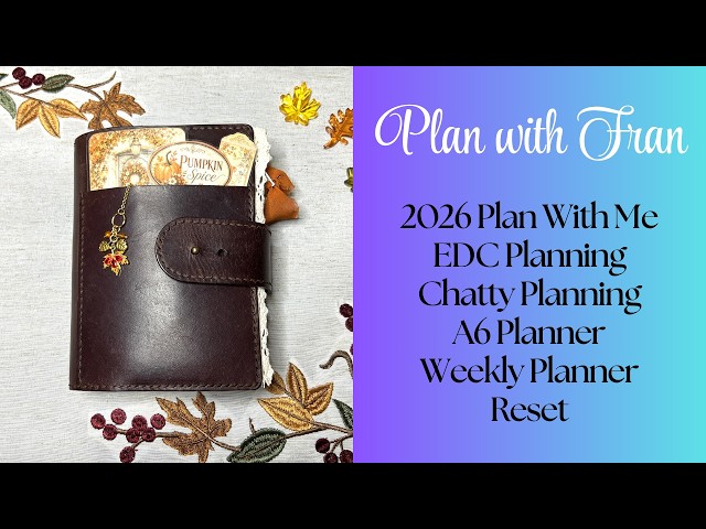 Plan with me, EDC planner, One book planner, Chatty Planning