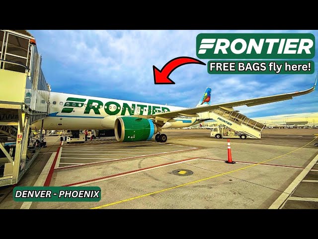Trying Frontier Airlines “NEW Frontier” | Denver - Phoenix! 