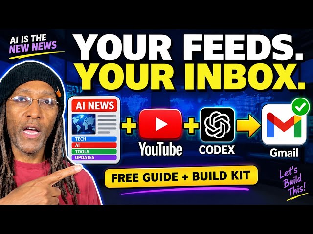 Build AI News & YouTube Briefs with Gmail + Codex | No Postfix
