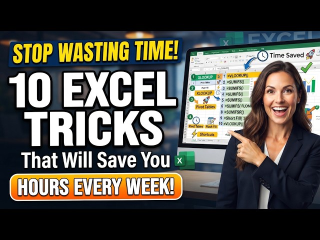 10 Excel Tricks That Will Save You Hours Every Week | Lunar Computer College