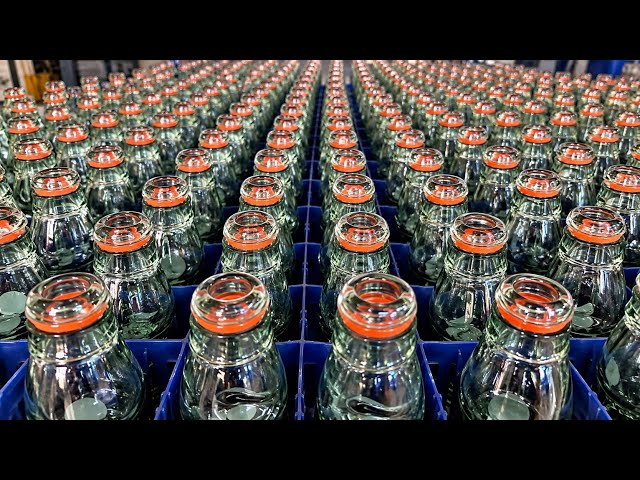 Amazing Soda Bottle Making Process | How Glass Soda Bottles Are Made
