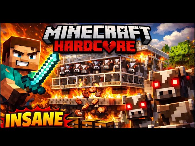 Best/Easiest food farm in Minecraft!!