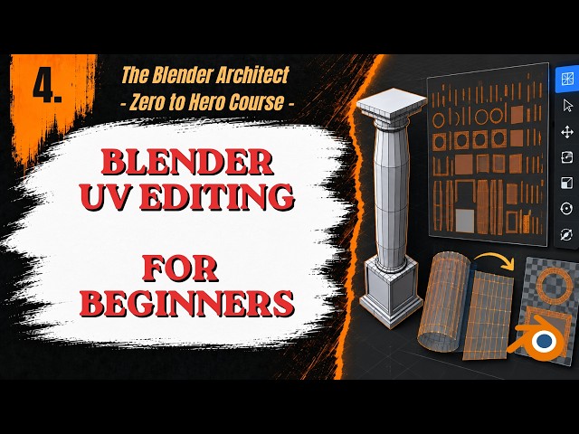 Blender UV editing for Beginners | The Blender Architect Part 4/10