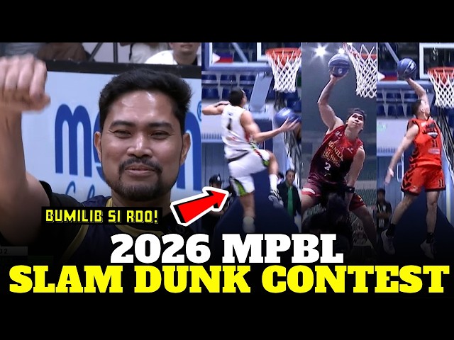 ANIM ANG TINALUNAN SA SLAM DUNK CONTEST NG MPBL! GRABE LABAN NI JOE GDL AT KYMANI LADI!