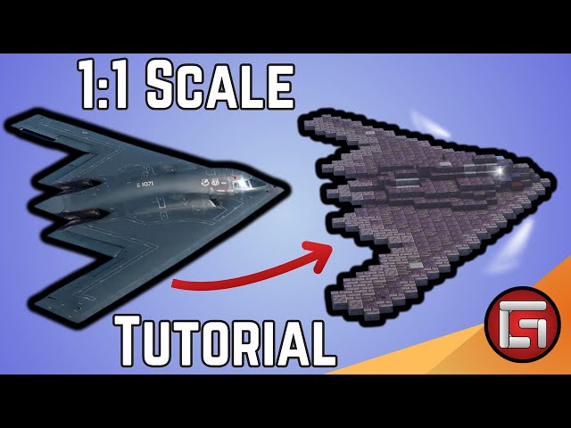 How to Build the B-2 Spirit in Minecraft