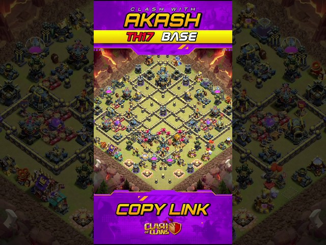 Only 1 Star TH17 War Base 2026 Anti 2 Star Anti Root Rider Anti Electro Dragon Clash of Clans 🔥