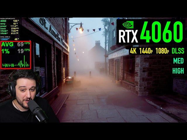 RTX 4060 - SILENT HILL: Townfall - More UE5 Stuttering! Yay!