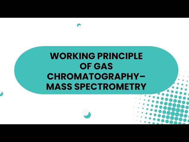 The Working Principle of Gas Chromatography–Mass Spectrometry GC MS Explained