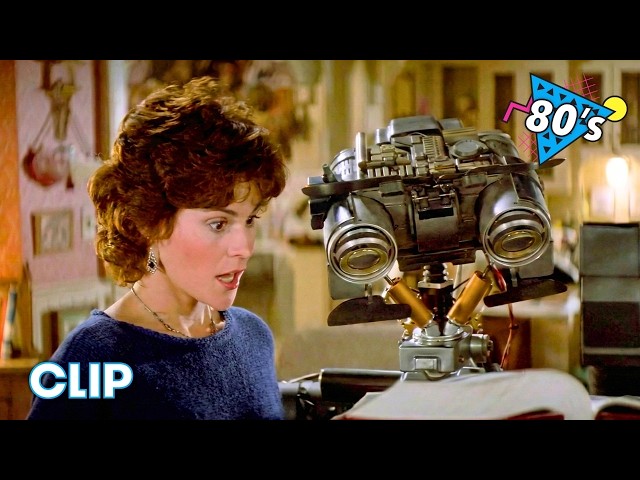 “Input, More Input!” Johnny 5 Goes Crazy | Short Circuit (1986) 4K CLIP
