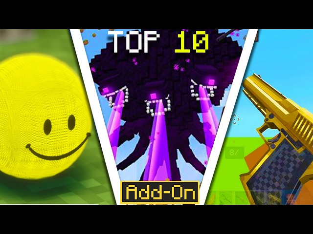 Top 10 BEST FREE Minecraft Bedrock Addons