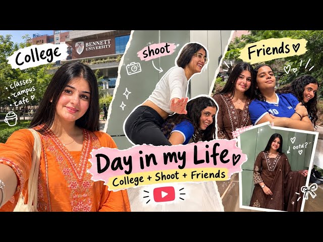 MY DAY GOT SO BUSY 😭 | College, Shoot, Shopping & Friends | Daily Vlog 🔥