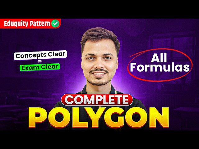 Complete Polygon Formula Revision 🔥 | All Formulas in One Shot | SSC | Railway | All Govt Exams