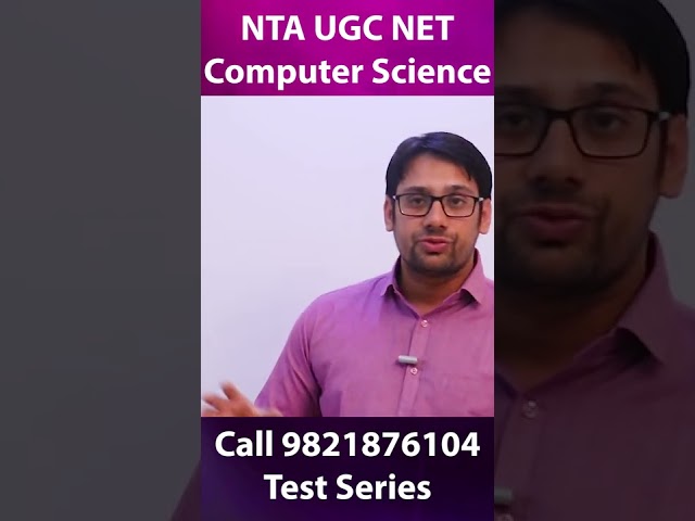 NTA UGC NET Computer Science Best Test Series - Call 9821876104