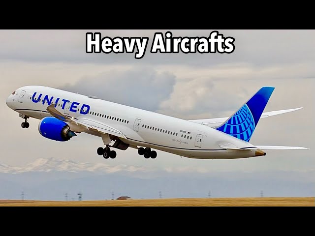 (4K) EPIC Overcast Plane Spotting at Denver International Airport!
