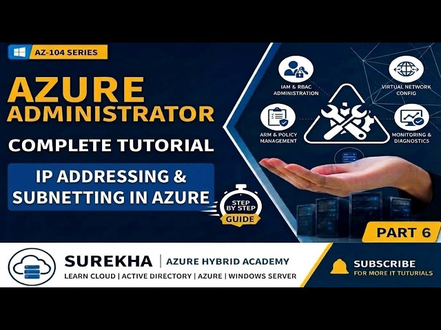 🏆 AZ-104 Full Course 2026 | Microsoft Azure Administrator Associate | Part 6
