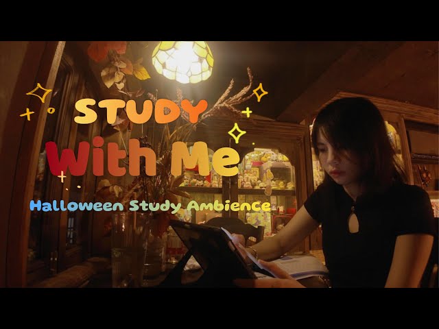 HALLOWEEN STUDY WITH ME in a haunted castle – Dare You? 🎃 | Cursed Pomodoro 30/20/15 | No Music
