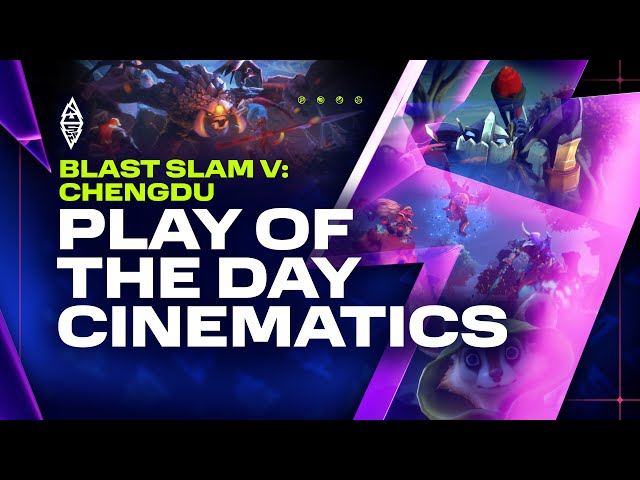 EVERY Play of the Day Dota 2 Cinematic from BLAST Slam V: Chengdu 🎥