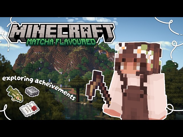 🌿 cozy mining and making achievement progress | a Matcha Flavoured survival playthrough 🪻