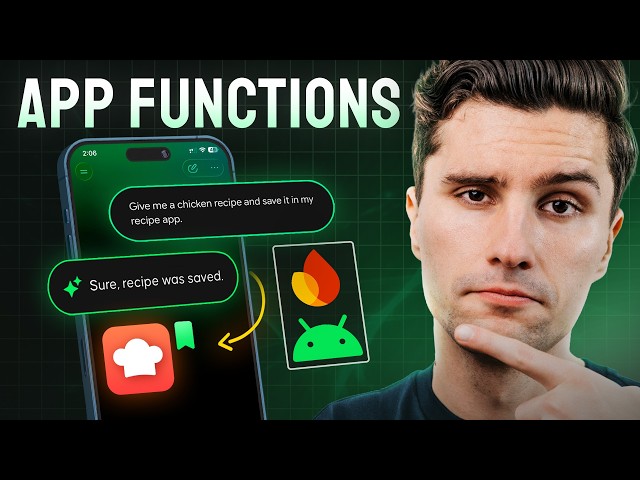 Is THIS How Android Apps Communicate In Future? 🤯 - Exploring the NEW AppFunctions