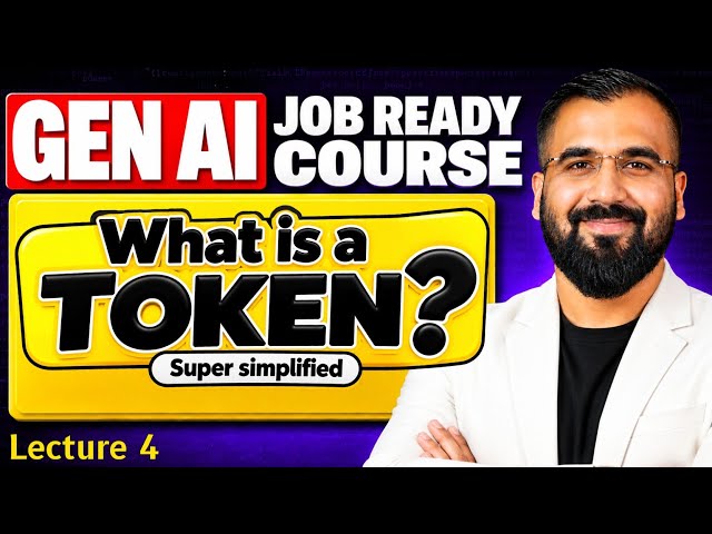 What is a Token? Explained with Example in Hindi | GenAI Job Ready Course 