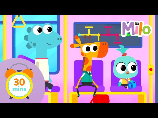 Milo The Bus Driver 🚌 | Milo | 35' Compilation