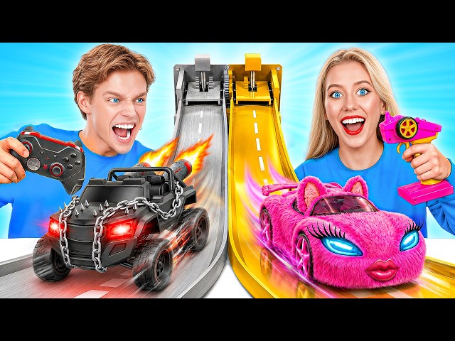 We Build Crazy Cars | Boys vs Girls Challenge by Multi DO Smile